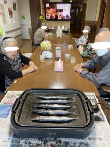 2025年9月1日(月)　秋刀魚の塩焼き